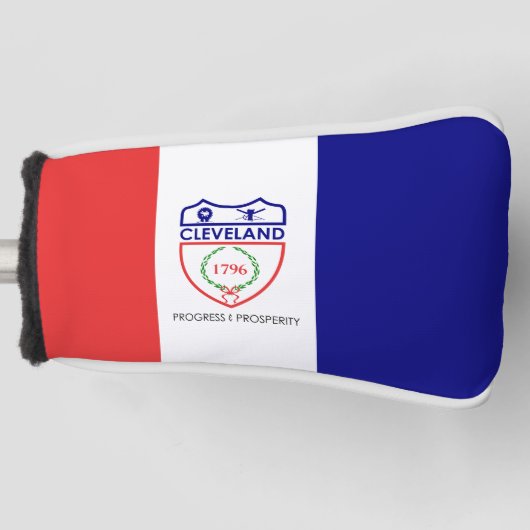 Vlag van Cleveland, Ohio Golfheadcover (Voorkant)