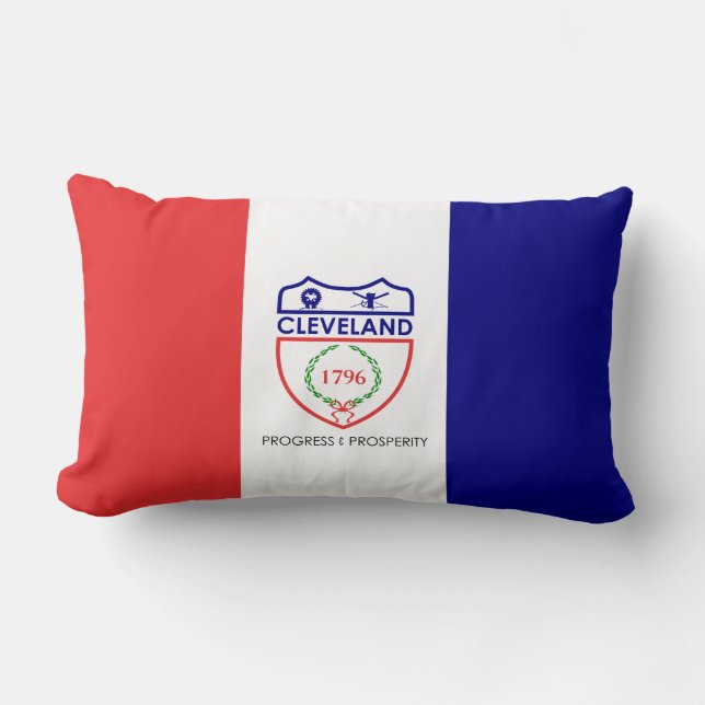 Vlag van Cleveland (Ohio) Kussen (Voorkant)