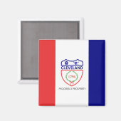 Vlag van Cleveland (Ohio) Magneet (Voorkant / Achterkant)