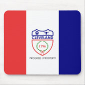 Vlag van Cleveland (Ohio) Muismat (Voorkant)
