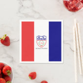 Vlag van Cleveland, Ohio Napkins Servet (Insitu)