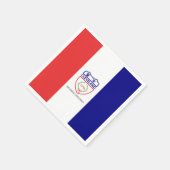 Vlag van Cleveland, Ohio Napkins Servet (Hoek)