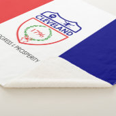 Vlag van Cleveland (Ohio) Sherpa Deken (3/4)