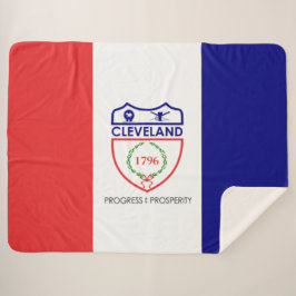 Vlag van Cleveland (Ohio) Sherpa Deken
