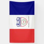 Vlag van Cleveland (Ohio) Spandoek (Verticaal)