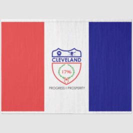 Vlag van Cleveland (Ohio) Tissuepapier