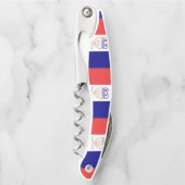 Vlag van Cleveland, Ohio Waiter's Corkschroef Kurkentrekker (Voorkant)