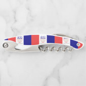 Vlag van Cleveland, Ohio Waiter's Corkschroef Kurkentrekker (Voorkant)