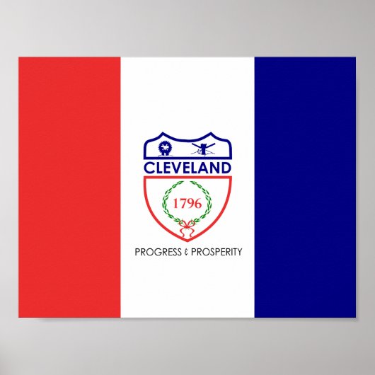 Vlag van Cleveland, Poster Ohio (Voorkant)