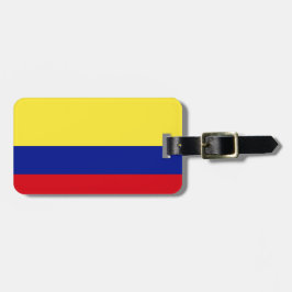 Vlag van Colombia Bagagelabel
