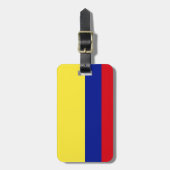 Vlag van Colombia Bagagelabel (Voorkant verticaal)