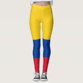 Vlag van Colombia - Bandera de Colombia Leggings (Voorkant)