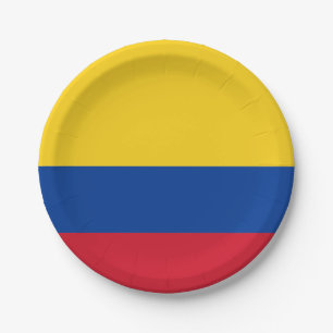 Vlag van Colombia Bandera De Colombia Papieren Bordje