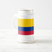 Vlag van Colombia Bierpul (Voorkant links)