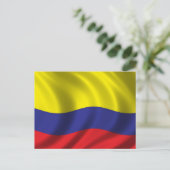 Vlag van Colombia Briefkaart (Staand voorkant)