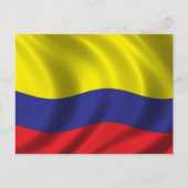 Vlag van Colombia Briefkaart (Voorkant)