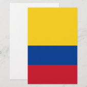 Vlag van Colombia Briefpapier (Voorkant / Achterkant)