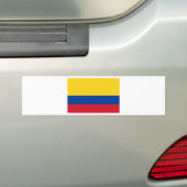 Vlag van Colombia Bumpersticker (Op auto)