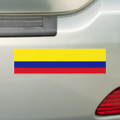 Vlag van Colombia Bumpersticker (Op auto)