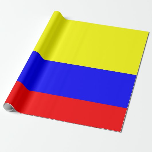 Vlag van Colombia Cadeaupapier (Uitgerold)