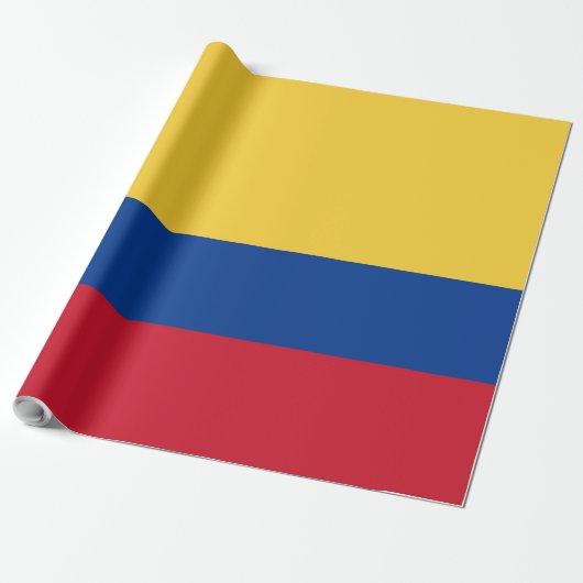 Vlag van Colombia Cadeaupapier (Uitgerold)