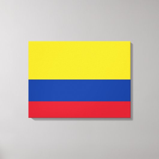Vlag van Colombia Canvas Afdruk (Voorkant)