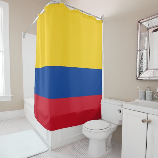 Vlag van Colombia Douchegordijn (In situ)