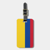 Vlag van Colombia Easy ID Personal Bagagelabel (Voorkant verticaal)