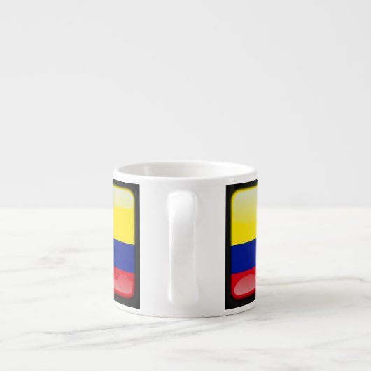 Vlag van Colombia Espresso Kop (Achterkant)