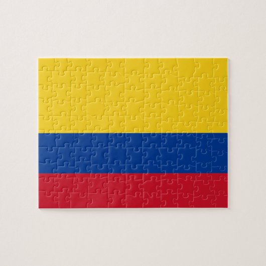Vlag van Colombia Foto Puzzle Legpuzzel (Horizontaal)