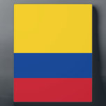 Vlag van Colombia Fotoplaat<br><div class="desc">Vlag van Colombia - Tricolor Nacional</div>