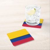 Vlag van Colombia Kartonnen Onderzetters (Insitu)