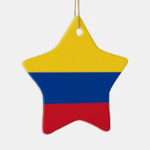 Vlag van Colombia Keramisch Ornament (Rechts)