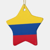 Vlag van Colombia Keramisch Ornament (Links)