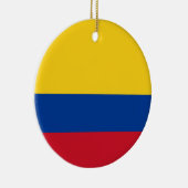 Vlag van Colombia Keramisch Ornament (Rechts)