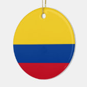 Vlag van Colombia Keramisch Ornament (Links)