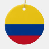 Vlag van Colombia Keramisch Ornament (Voorkant)