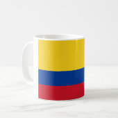 Vlag van Colombia Koffiemok (Voorkant links)