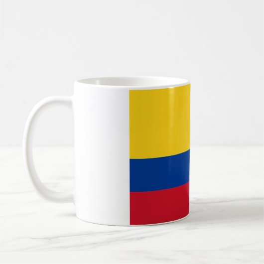 Vlag van Colombia Koffiemok (Links)