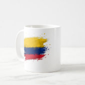 vlag van colombia koffiemok (Voorkant links)