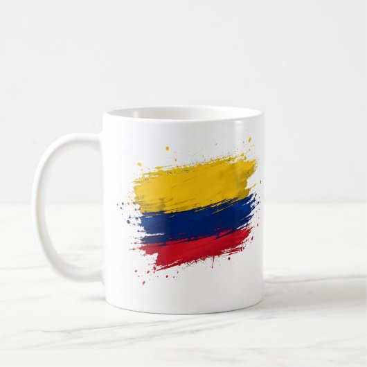 vlag van colombia koffiemok (Links)