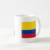 Vlag van Colombia Koffiemok (Voorkant rechts)