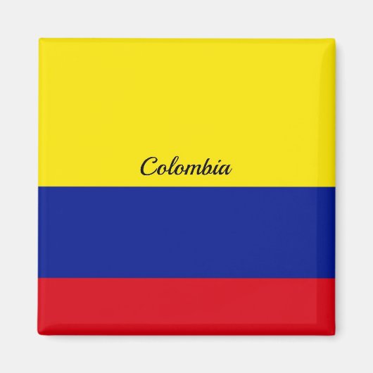 Vlag van Colombia Magneet (Voorkant)