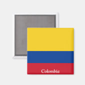 Vlag van Colombia Magneet (Voorkant / Achterkant)