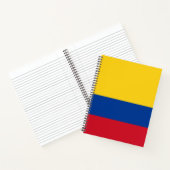 Vlag van Colombia Notitieboek (Binnen)