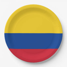 Vlag van Colombia Papieren Bordje