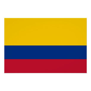 Vlag van Colombia Perfect Poster