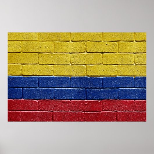 Vlag van Colombia Poster (Voorkant)