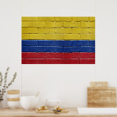 Vlag van Colombia Poster (Keuken)