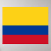 Vlag van Colombia Poster (Voorkant)